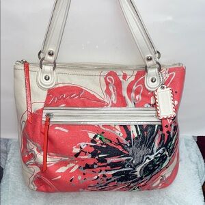 Coach ‘Poppy’ Flower Glam Tote